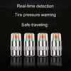 4pcs /Set Vehicle Tire Valve Caps High Precision Tire Pressure Monitoring Warning Cap, Model: Plastic Core