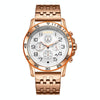 OCHSTIN 7258 Fashion Steel Strap Multifunctional Quartz Men Watch(Rose Gold)