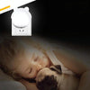 4 PCS Smart Light Control LED Bedroom Mini Night Light Energy-Saving Bedside Lamp, US Plug(White)