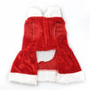 Christmas Santa Dog Costume, Red, Size L (Girl Dogs)