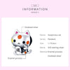 S925 Sterling Silver Cute Lucky Cat Beads DIY Bracelet Necklace Accessories