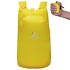 1328 20L Outdoor Climbing Portable Foldable Anti-splash Bag Ultralight Backpack, Max Load: 15kg (Yellow)