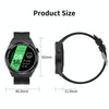 GT3Pro 1.28-Inch Health Monitoring Bluetooth Call Smart Watch With NFC, Color: Silver Three-bead Steel