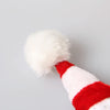 Christmas Dog Hat, Red & White Stripe, S/M