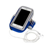 3 PCS Comfortable And Breathable Sports Arm Bag Mobile Phone Wrist Bag For 5.5 Inch Mobile Phone(Blue)