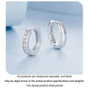 S925 Sterling Silver With Platinum-Plated Colorful Zircon Earrings(BSE1033)