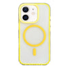 For iPhone 12 Frosted MagSafe PC Phone Case(Yellow)