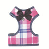 Plaid Dog & Cat Vest Harness & Lead Set - Adjustable