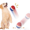 Puppy Teething Chew Toy with Squeaker & Treat Ball (Blue/Yellow)