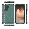 For Samsung Galaxy A54 5G Grating Solid Color MagSafe Magnetic Phone Case(Green)