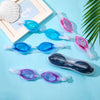 2 in 1 Diving Anti-fog HD Swimming Glasses + Earplugs Set for Children Adult(Black)