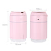 K005 Portable Hydrating LED Fill Light Makeup Mirror USB Mini Humidifier(Pink)