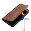 For Samsung Galaxy A36 5G Side Buckle Double Fold Hand Strap Leather Phone Case(Brown)