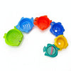6 in 1 Baby Bath Toys Folding Music Cup Water Spray Beach Toys(Color Random Delivery)
