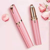 Multifunction Lipstick Eyebrow Trimmer Face Brows Hair Remover Electric Shaver Painless Eye Brow Epilator(Pink)