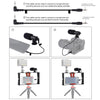 PULUZ 2 in 1 Live Broadcast Smartphone Video Rig + Microphone Kits for iPhone, Galaxy, Huawei, Xiaomi, HTC, LG, Google, and Other Smartphones(Red)