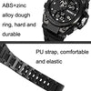 SKMEI 2031 Dual Movement Multifunctional Waterproof Outdoor Sports Watch(Army Green)