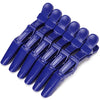 6 PCS Hair Not Easy to Slip off Hair Salon Barber Shop Style Partition Special Clip Hair Tools(Blue)