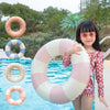 Thickened Children Swimming Ring Inflatable Underarm Ring 50cm(Striped Blue)