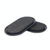 1 Pair Oval Sliding Mat for Fitness / Yoga, Size: 23 x 15cm(Black)