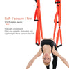 6 Handles Bodybuilding Handstand Inelasticity Aerial Yoga Hammock(Black)