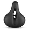 Reflective Spring Saddle Mountain Bike Seat Bicycle Seat Bicycle Seat(Black)