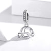 S925 Sterling Silver Retro Helmet Pendant DIY Bracelet Necklace Accessories