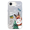 For iPhone 7 / 8 / SE 2020 2022 Christmas Series PC Full Coverage Pattern Phone Case(CW059 White)