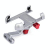 PROMEND Aluminum Alloy Cell Phone Holder Adjustable Angle Rotating Motorcycle Navigation Support, Style: SJJ-299B Handlebar Stand Silver