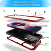 For Samsung Galaxy S25 5G Shockproof Life Waterproof Silicone + Zinc Alloy Phone Case(Red)