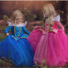 Girls Dress Halloween Cosplay Sleeping Beauty Princess Dresses Christmas Costume Party Children Kids Clothing, Size:120cm(Pink)