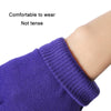 Ladies Non-Slip Fingerless Aerial Yoga Aid Gloves(Purple)