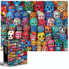 1500 Pieces Irregular Plane Paper Puzzle Jigsaw Toy 80x60cm(Skull Doll)