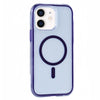 For iPhone 12 / 12 Pro Vacuum Airbag Y2 Series Transparent MagSafe Magnetic Phone Case(Purple)