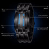 SKMEI Multifunctional Female Outdoor Fashion Noctilucent Waterproof LED Digital Watch(Black)