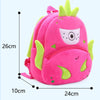Vegetable Fruit Series Cartoon Plush Kids Backpack Children School Bags(Avocados)