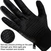 A045 Cycling Gloves Touch Screen Windproof Waterproof Sport Keep Warm Gloves, Size: XL(Black)
