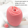 2pcs L-03-01 Face Ice Apparatus Massage Ice Roller Beauty Makeup Silicone Face Ice Tray(Vitality Orange With Hole)