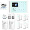 Tuya Smart Alarm System, WIFI & GSM, Alexa & Google, 4pc Kit