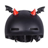 2pcs /Pair Motorcycle Helmet Devil Sucker Decoration, Style: Wing (Red)