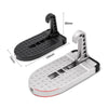 Car Hook Door Foldable Foot Pedal with Safety Hammer(Silver)