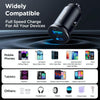 JOYROOM JR-CCN05 30W PD+QC3.0 Mini Metal Car Charger(Black)