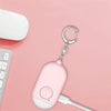 Rechargeable Personal Safety Alarm 130dB LED Flashlight White IP44