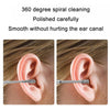 6 In 1 Stainless Steel Spring Spiral Portable Ear Pick, Specification: Black