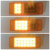 MK-142 DC12V-24V 21LEDs Car Tail Light Running Water Flashing Edge Light (Yellow Light)