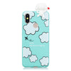 For Huawei Y6 (2019) Shockproof Cartoon TPU Protective Case(Clouds)