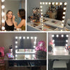 2 LEDs Mirror Front Light Dimmable Makeup Mirror USB Touch Control Light(White Light)