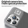 For iPhone 13 Pro Folding Holder Carbon Fiber MagSafe Phone Case(Black)