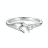 SCR1069 S925 Sterling Silver Plated With Platinum Hand-In-Hand Shape Ring(8)