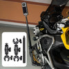Motorcycle Dualheads Crab Clamp Handlebar Fixed Mount Holder
